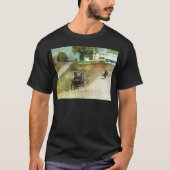 Drie Amish Buggies T-shirt (Voorkant)