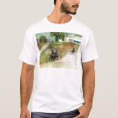 Drie Amish Buggies T-shirt (Voorkant)
