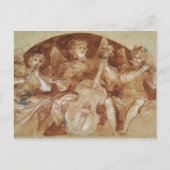 Drie Angel Musicians Briefkaart (Voorkant)