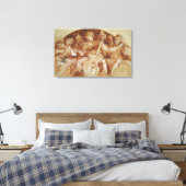 Drie Angel Musicians Canvas Afdruk (Insitu (Slaapkamer))