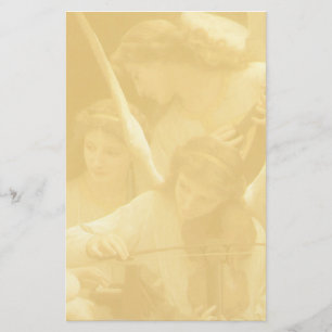 Drie Angel Musicians Stationery Briefpapier