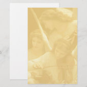 Drie Angel Musicians Stationery Briefpapier (Voorkant / Achterkant)