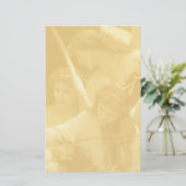 Drie Angel Musicians Stationery Briefpapier (Staand voorkant)