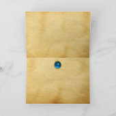 DRIE ANGELS, Blue Sapphire Feestdagen Kaart (Binnen)