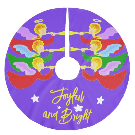 Drie Angels Kerstboom Rok (Voorkant)