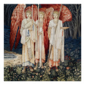 Drie Angels, William Morris Tapestry Perfect Poster (Voorkant)