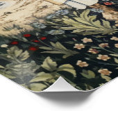 Drie Angels, William Morris Tapestry Perfect Poster (Hoek)