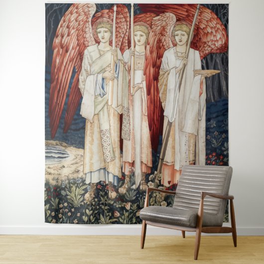 Drie Angels, William Morris Wandkleed (In situ)