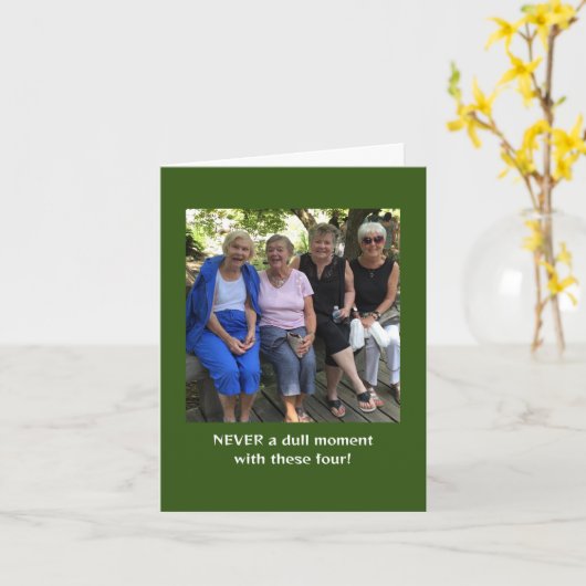 Drie apen plus nog één kaart (Gele Bloem)