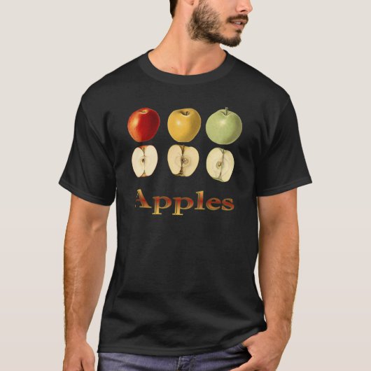 Drie appels ~ Botanische vruchten ~ Alle kleuren a T-shirt (Voorkant)