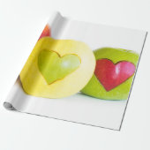 Drie appels cadeaupapier (Uitgerold)
