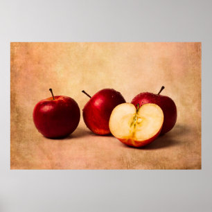 Drie appels en een half poster