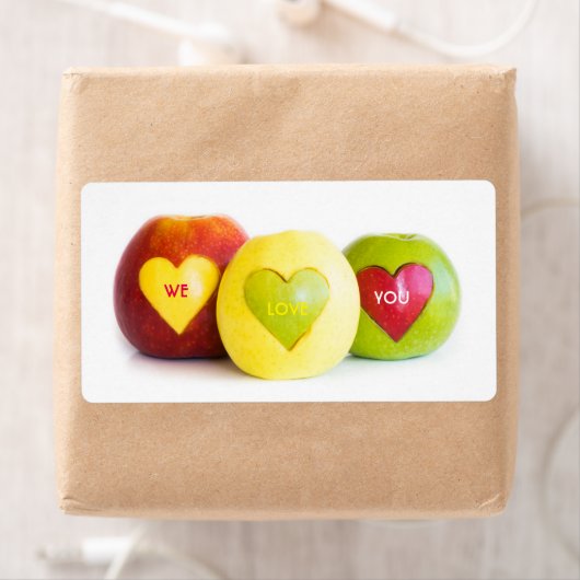 Drie appels etiket (Insitu)