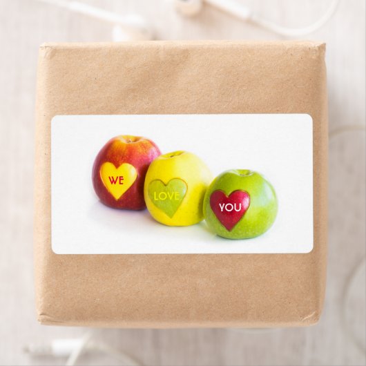 Drie appels etiket (Insitu)