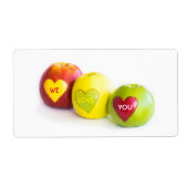 Drie appels etiket (Voorkant)