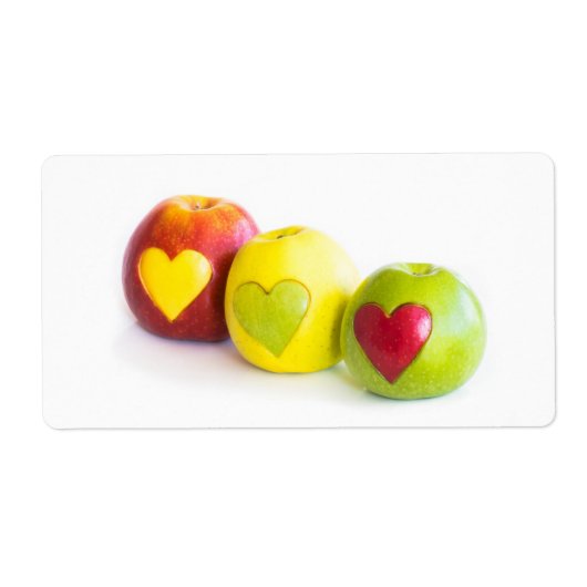 Drie appels etiket (Voorkant)