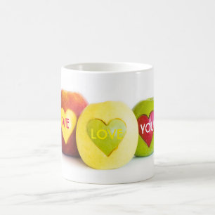 Drie appels koffiemok