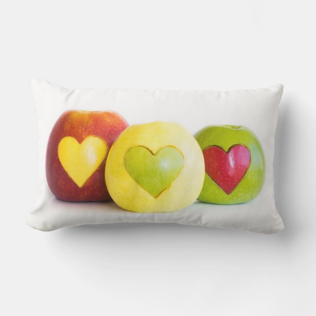 Drie appels kussen (Voorkant)