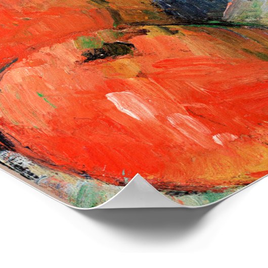 Drie appels, nog levenspilder van Paul Cezanne Poster (Hoek)