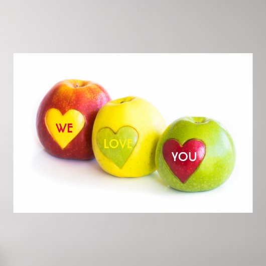 Drie appels poster (Voorkant)