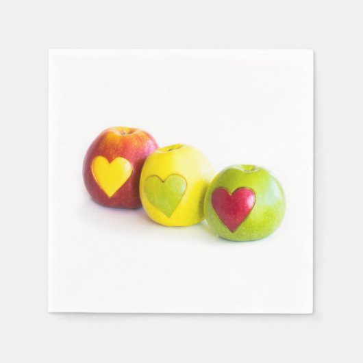 Drie appels servet (Voorkant)