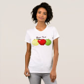 Drie appels T-shirt (Voorkant volledig)