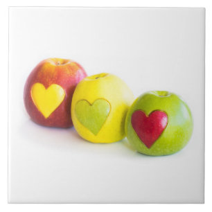 Drie appels tegeltje