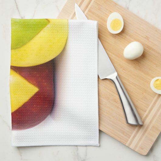 Drie appels theedoek (Quarter Fold)