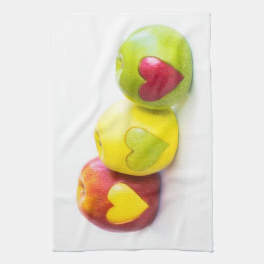 Drie appels theedoek (Verticaal)