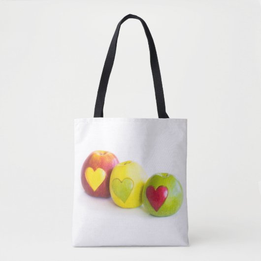 Drie appels tote bag (Voorkant)