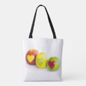 Drie appels tote bag (Achterkant)