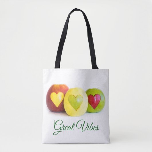 Drie appels tote bag (Voorkant)