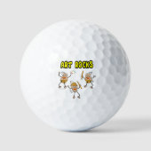 Drie Art Rocks Golfballen (Voorkant)