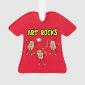 Drie Art Rocks Ornament (achterkant)