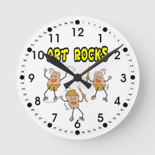 Drie Art Rocks Ronde Klok