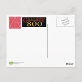 "Drie artiesten die je zou moeten kennen" Showcase Briefkaart (Achterkant)