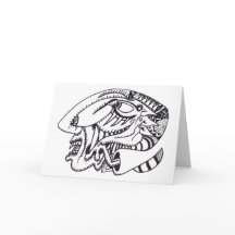 Drie aspecten, inkttekening