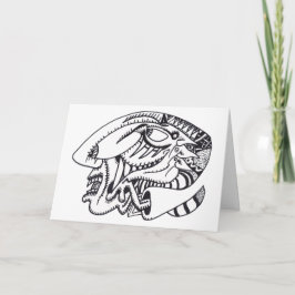 Drie aspecten, inkttekening kaart