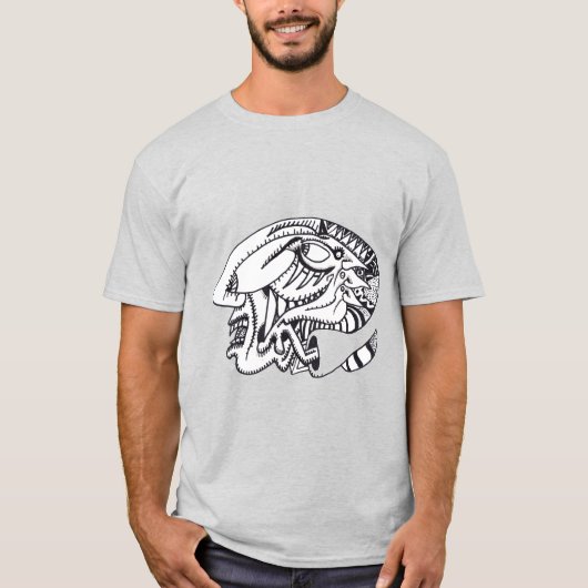 Drie Aspecten inkttekening (voor lichte kleuren) T-shirt (Voorkant)