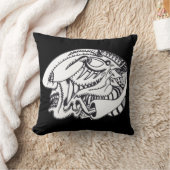 Drie aspecten van inkttekening kussen (Deken)