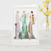 Drie avondjurken met racistische kant kaart (Gele Bloem)