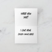 Drie baby beren kaart (Binnen)