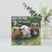 Drie Baby-cavia's, Save The Date (Staand voorkant)