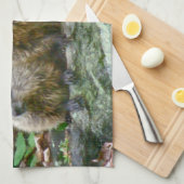 Drie Baby Groundhogs Theedoek (Quarter Fold)