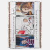 Drie Baby katoenen schroefdop voor foto's Deken (Voorkant Verticaal)