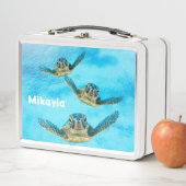 Drie Baby Zee-schildpadden (In situ)