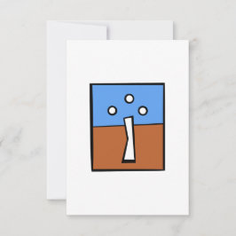 DRIE BAL KRUIS BEDANKKAART