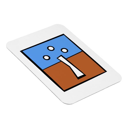 DRIE BAL KRUIS MAGNEET (Rechterzijde)