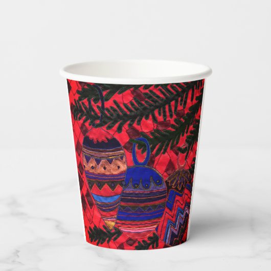 Drie ballen Papieren beker (Achterkant)