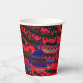 Drie ballen Papieren beker (Voorkant)